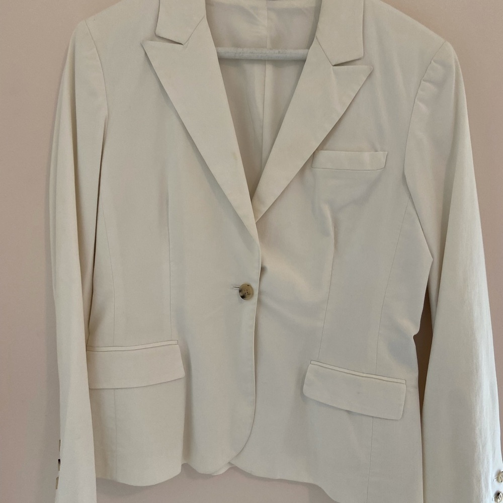 Women’s Theory White Blazer